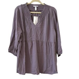 Women's Purple Maternity Top